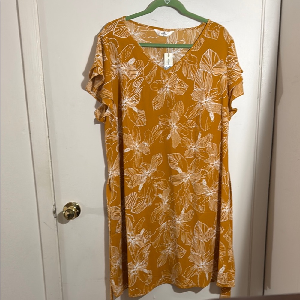 Floral Midi Dress by Agnes Orinda